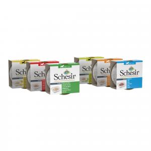 Schesir Chicken with ham - IN JELLY. Complementary food for adult dog and puppy