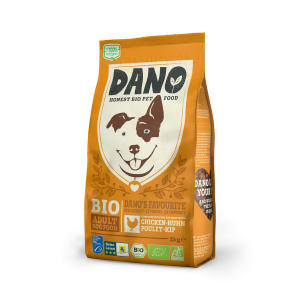 DANO's Favourite - organic dog kibble with chicken 800g