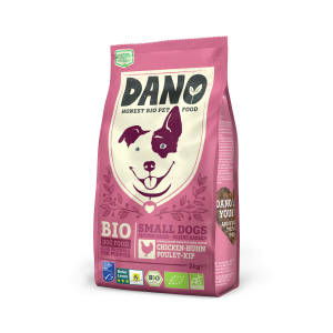 DANO Organic kibble with chicken - for small dog breeds 2Kg