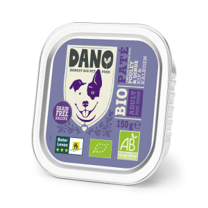 DANO organic grain-free pâté with chicken and turkey
