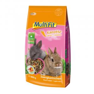 Dwarfrabbit food with extra CARROT 800Gram
