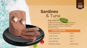LOAF MEAT with sardines and tuna
