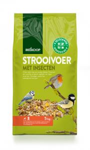 Whole year scatterfood for birds with insects