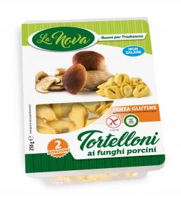 Tortelloni with mushrooms.  Gluten free
