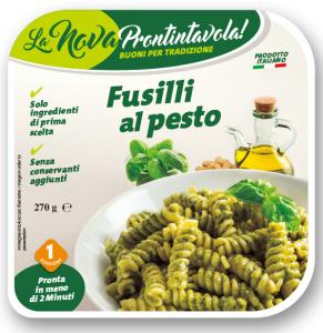 Fusilli with PESTO (basil sauce)