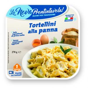 Tortellini with cream sauce