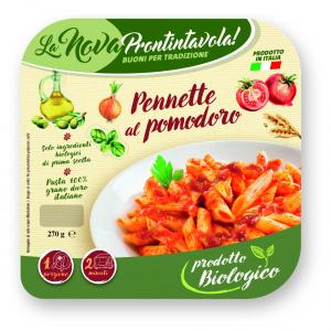 Organic Pennette with tomato sauce