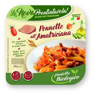 Organic Pennette with Amatriciana sauce