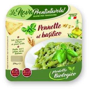 Organic Pennette with Basil sauce
