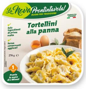 Tortellini with Cream Sauce