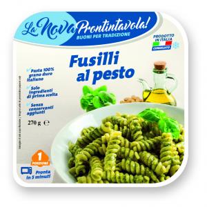 Fusilli with PESTO (basil sauce)