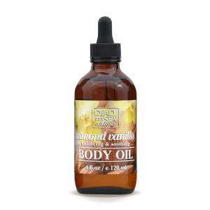 Almond Vanilla Body Oil with Dead Sea Minerals