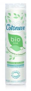COTONEVE 60 BIOLINE MAKE-UP REMOVER COTTON PADS COMPOSTABLE BAG BAG