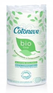COTONEVE 50 BIOLINE MAKE-UP REMOVER MAXI PADS IN PLA BAG