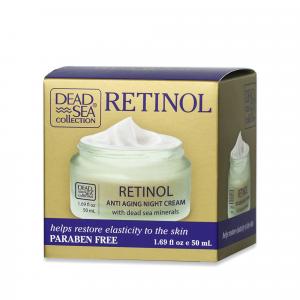 Retinol Anti Aging Night Cream with Dead Sea Minerals