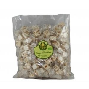 Soft organic Montélimar Nougat Bag with twist wrapped pieces, 1,00kg
