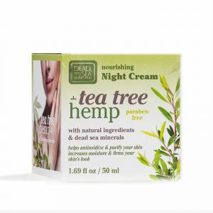 Hemp & Tea Tree Night Cream with Dead Sea Minerals