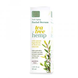 Hemp & Tea Tree Facial Serum with Dead Sea Minerals