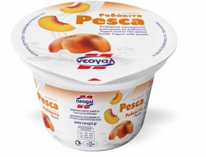 Peach Greek Yogurt Authentic 0% fat 150g