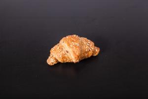 Croissant with plum jam