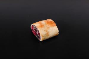 Sour cherry strudel with poppy seeds