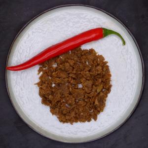 vegan mince, soy based