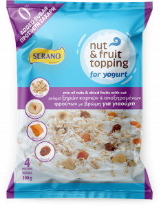 Nut and Fruit Topping Mix of Nuts & Dried Fruit with Oat