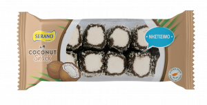 Coconut mini rolls with Cocoa