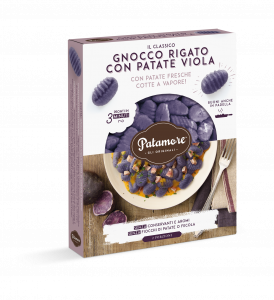 STRIPED FRESH GNOCCHI MADE WITH PURPLE POTATOES