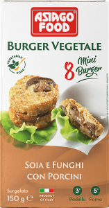 Frozen Vegan Burgers - Soy and Mushrooms with Porcini