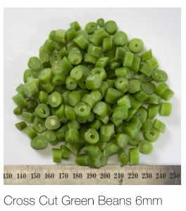 Cross Cut Green Beans 25mm