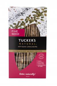 Tucker's Artisan Crackers - FIVE SEED