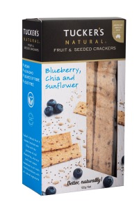 Tucker's Fruit & Seeded Crackers- Blueberry, Chia & Sunflower