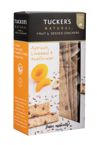 Tucker's Fruit & Seeded Crackers- Apricot Linseed & Sunflower