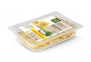 VEGAN RAVIOLI stuffed with Strachicco and spinach