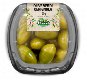CERIGNOLA GREEN OLIVES 150g