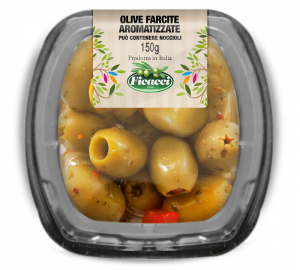 RED PEPPER STUFFED OLIVE 150g