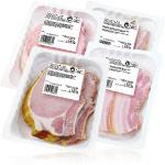 Tranches de poitrine fumée et salée 300g 2 côtes de porc fumées et salées 300g
