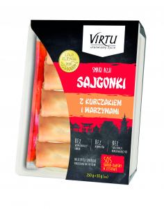 Spring-rolls with chicken and vegetables