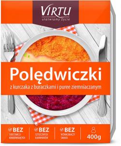 CHICKEN TENDERLOINS WITH MASHED POTATOES AND BEETROOTS