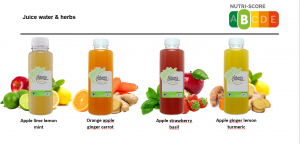 Juice-water and herbs