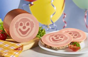 Happy Clown cooked kids sausage