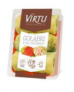 Stuffed cabbage rolls in tomato sauce