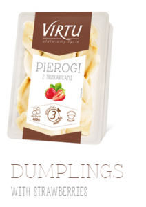 DUMPLINGS  WITH STRAWBERRIES