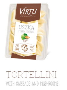 TORTELLINI  WITH CABBAGE AND MUSHROOMS