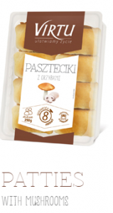 PATTIES  WITH MUSHROOMS