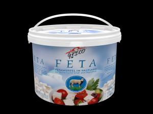 Greek feta cheese cubes for food service