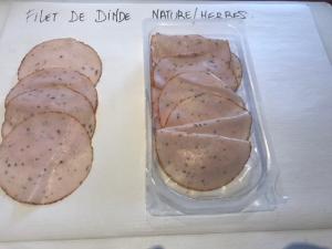 Sliced Poultry products