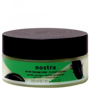 Body massage wax wild mint & verbena leaves