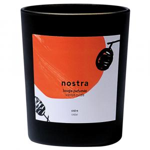 Scented candle cedar